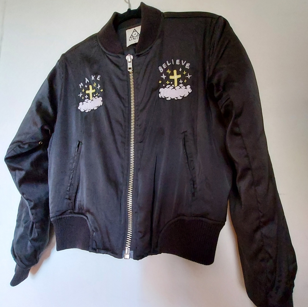 UNIF embroidered bomber jacket